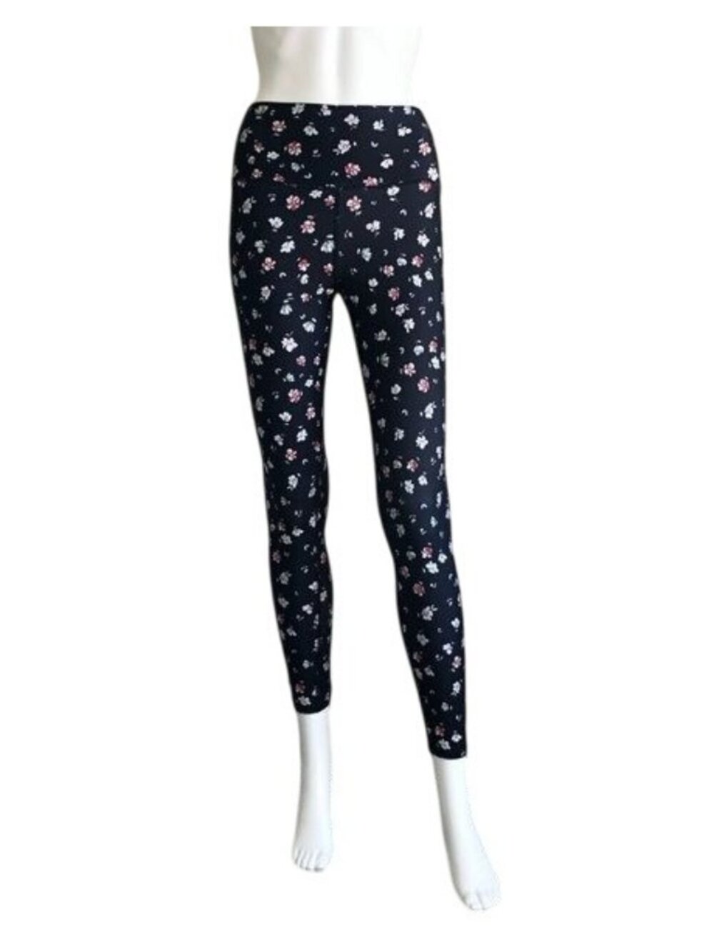 SOUL BY SOULCYCLE Black Floral Leggings - S